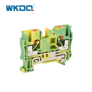 China JPT 6-PE Phoenix Push In Terminal Block Connector PT Feed Through Grounding Protective PE Modular Green and Yellow on sale China JPT 6-PE Phoenix Push In Terminal Block Connector PT Feed Through Grounding Protective PE Modular Green and Yellow on sale