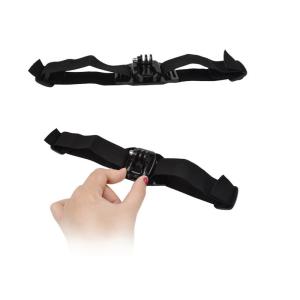 Universal Elastic Head Strap With Chin Belt Harness Mount For GoPro Hero 3+ 3 4