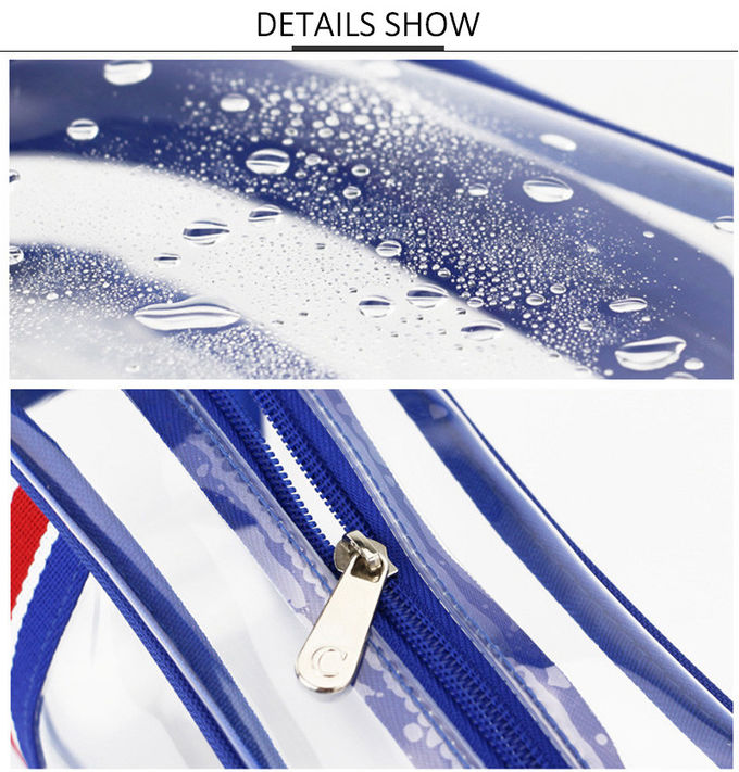 Waterproof Transparent Clear Plastic Makeup PVC Bulk Cosmetic Bag