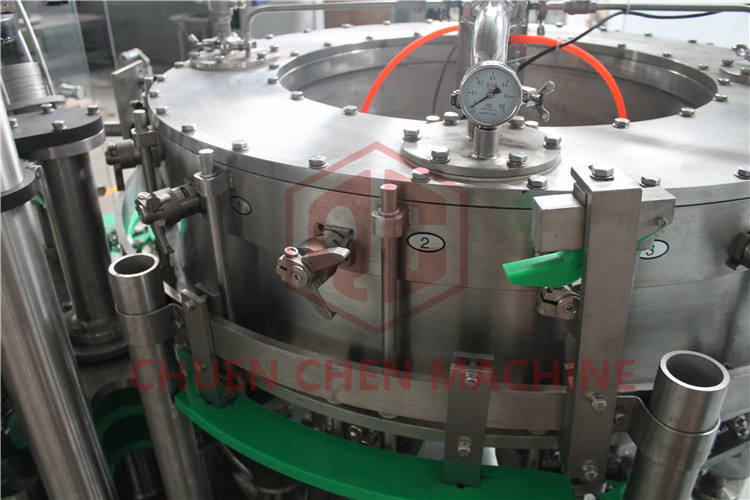 Automated Piston Beverage Can Filling Machine With Bottle Cap Sealing