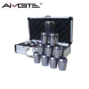 High Precision ER Collet Set CNC Milling Lathe Tool Kit Aluminum Plastic Case