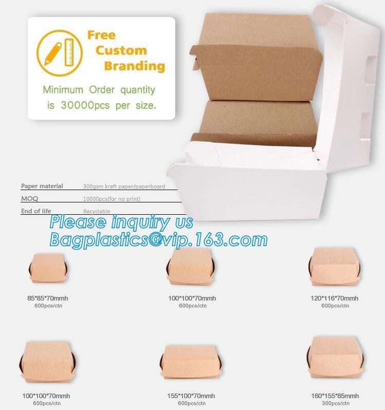 Cheap Cardboard foldable kraft paper lunch box with window,Lunch noodle fast food kraft paper box by customized logo pri
