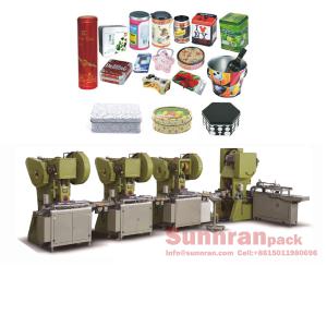  Automatic Tin Box Making Machine For 210mm Can CE Certificate Manufactures