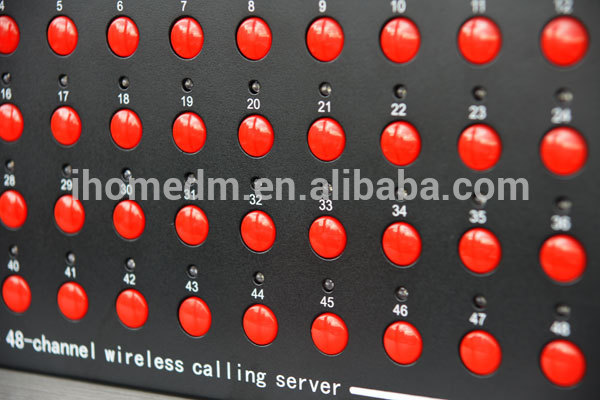 Wireless calling system two keys with rope fixed on the wall Hot sales call button bell