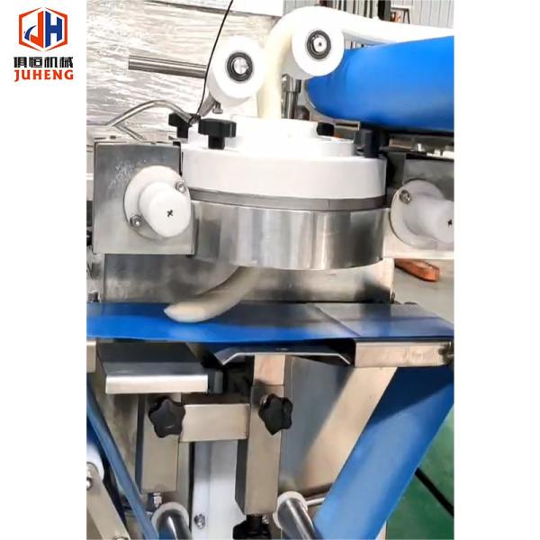 CE Chinese Meat Pie Production Line Snack Stuffed Rolls Unbaked Meat Pie Machine