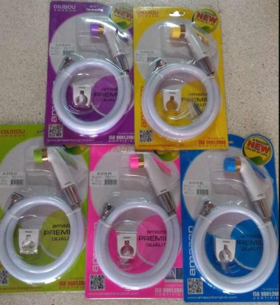 Asian Thai Bidet Toilet Spray Sprayer Shower Rinse Hygiene Bum Gun Complete Kit