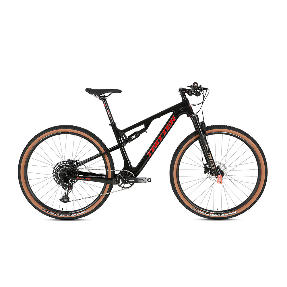 T900 Carbon Fiber Full Suspension Mountain Bike 27.5 29er Thru Axle 148mm
