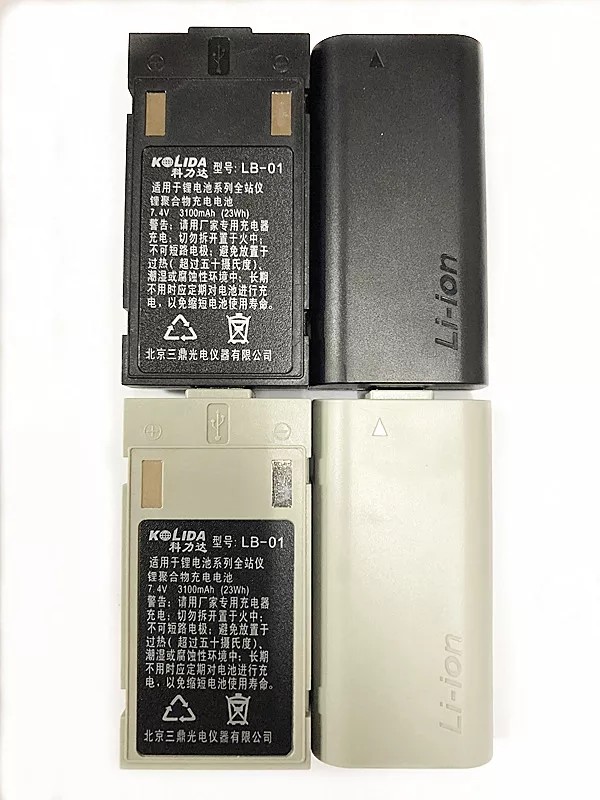 High Efficiency Digital Theodolite Parts Black / White Color battery with 3100mAh 7 . 4V