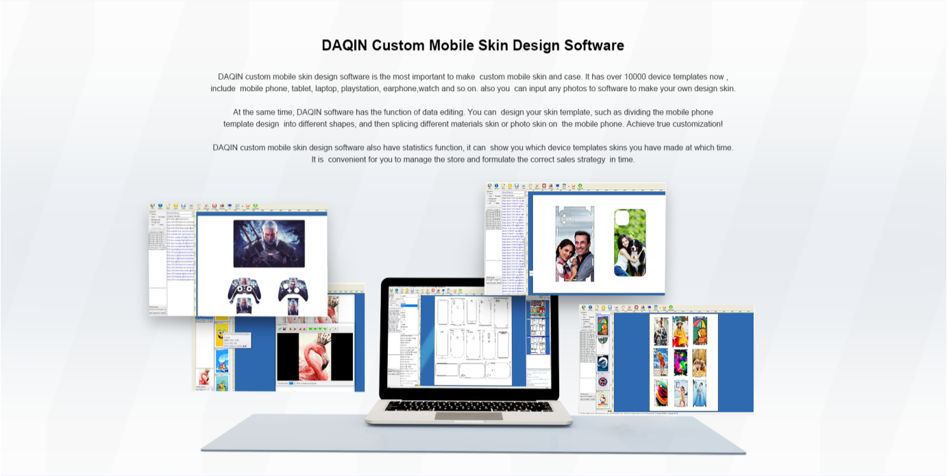 Design OEM Laptop Skin Making Machine , Laptop Skin Heat Press Machine