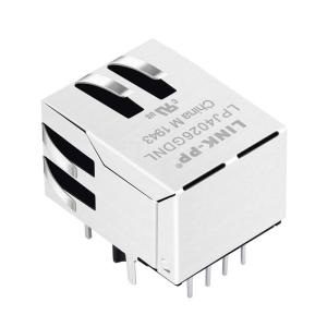 LPJ4026GDNL 10/100 Base-T Shielded RJ45 Ethernet Connector
