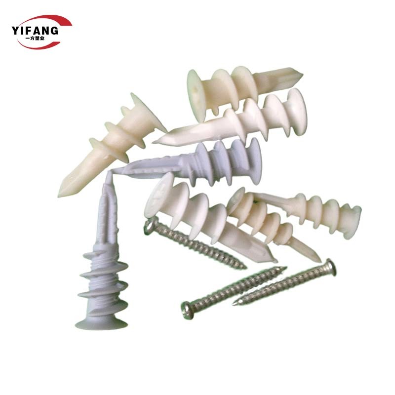 Easy Drive Threaded Expanding Plastic Anchor Heavy Duty Dry Wall