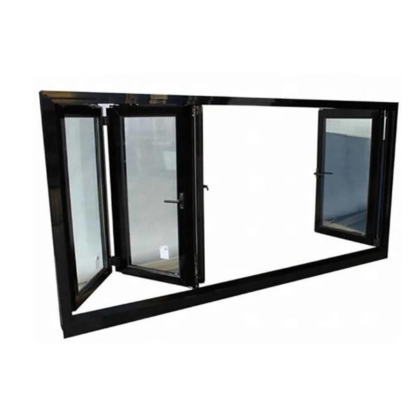 Aluminum Folding Windows For Residential Construction With Stainless Steel