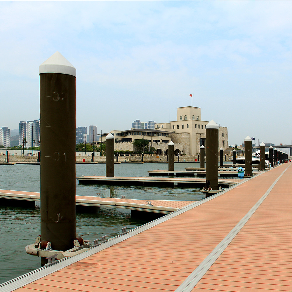 Customized Aluminum Floating Docks Floating Pontoon With Rubber Fenders Pier Docks