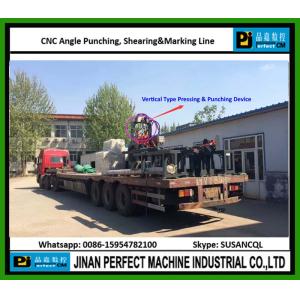 CNC Angle Punching Shearing and Marking Line (Single Blade Shearing)