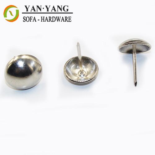 φ9.5mm durable furniture accessories nickel decorative nail heads for furniture
