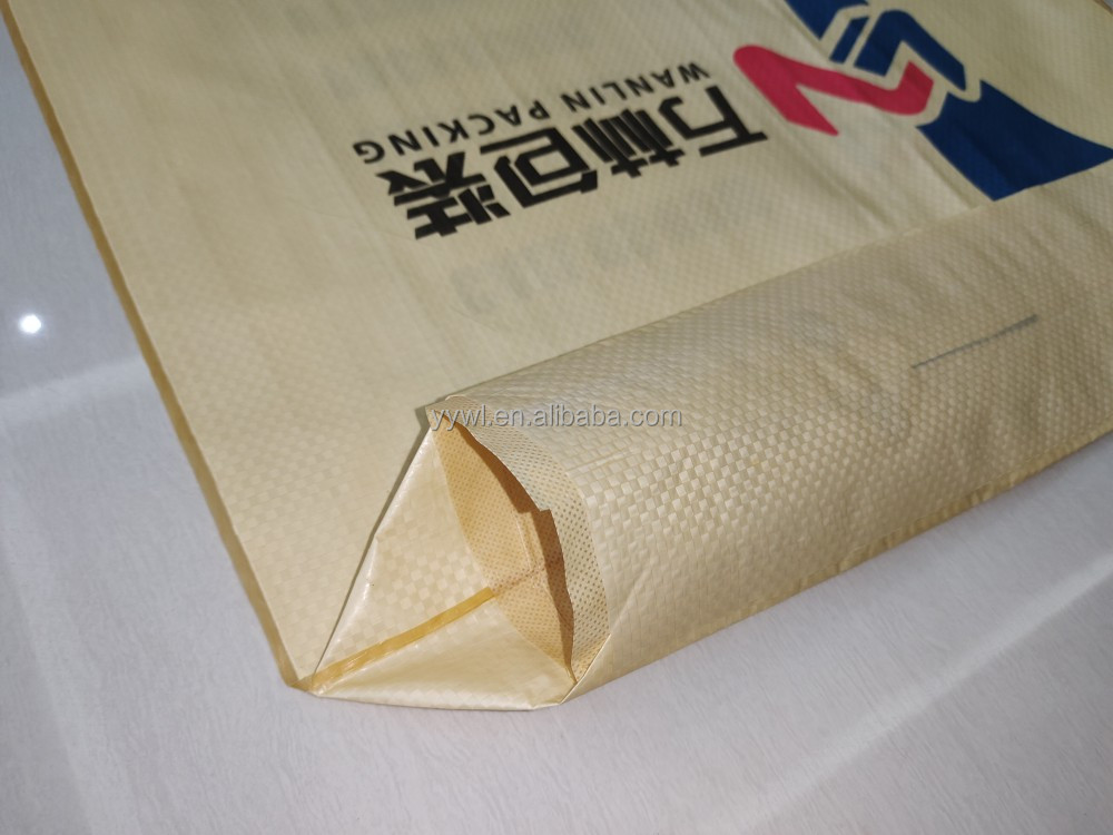 Custom Logo Empty Cement Base Valve Woven Polypropylene Bags 20KG 40 KG 50 KG
