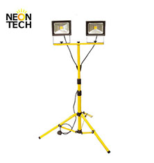 Aluminum Portable Rechargeable Flood Light , 30w 50w Emergency LED Flood Lights