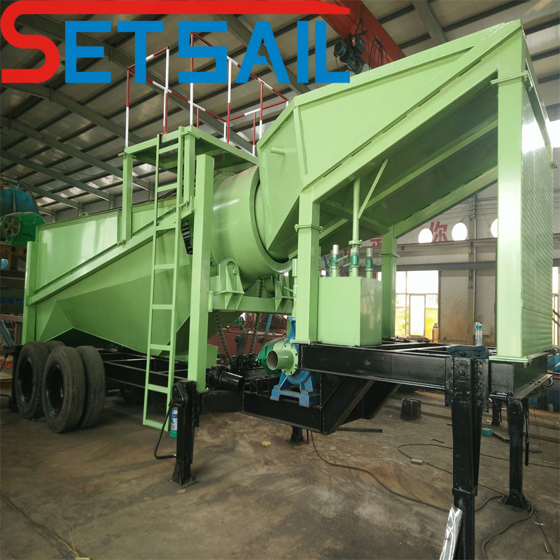High Profit Land Gold and Diamond Equipment with Trommel