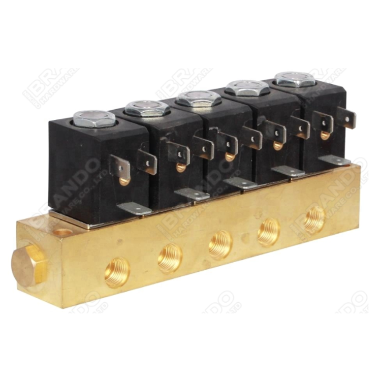 3 Way Brass Solenoid Valve 24V 110V 220V For Espresso Coffee Maker