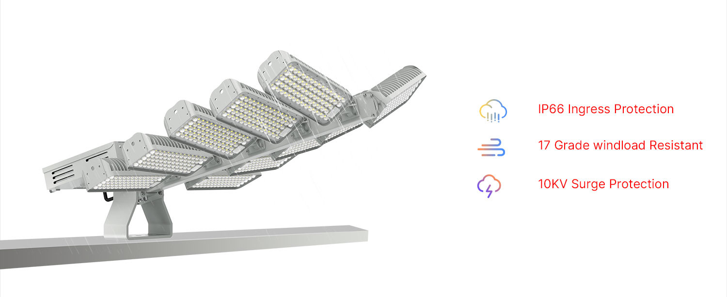 High Cri Ra>80 Outdoor Field Lights Sports 180w