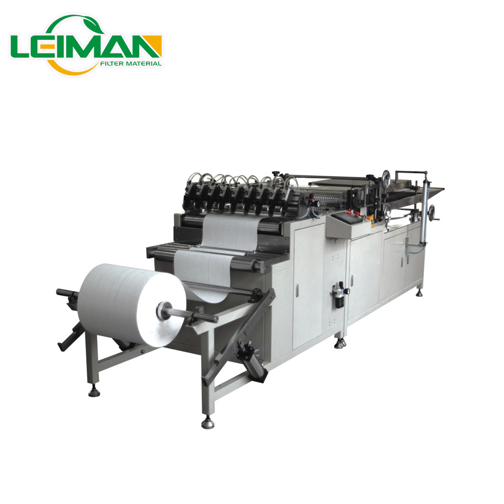 Rotary Filter 35 M/Min Paper Pleating Machine PLGT-600N Full Auto
