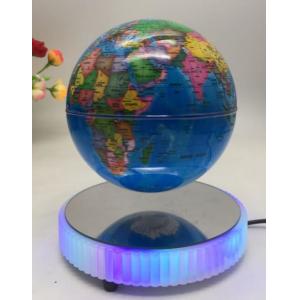 new led light magnetic floating world globe with lighting 8inch