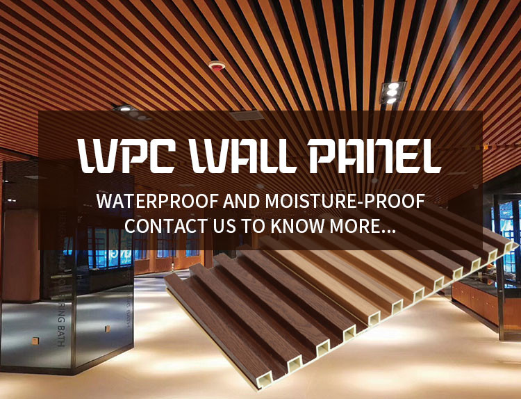 Indoor WPC Decorative Interior Panel WPC Wall Decoration Material