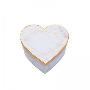  Heart Shape Marbling Cardboard Paper Gift Box Valentine