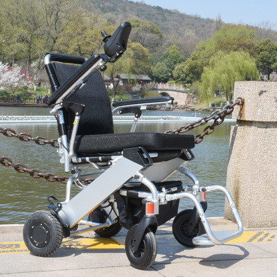 Compact Motorized 150W*2 Foldable Power Wheelchair