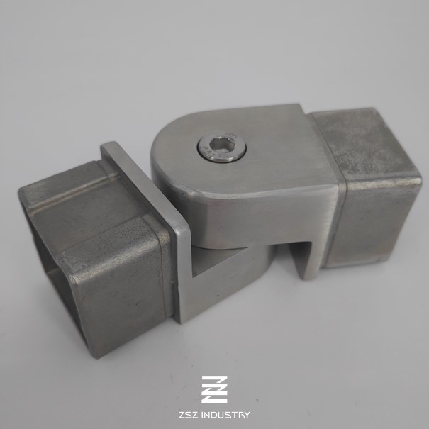 Adjustable Flush Handrail Elbows For Stainless Steel Railing Tube Connector