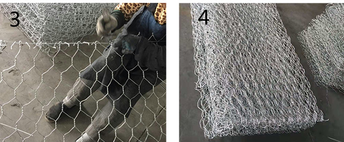 Heavy Galvanized Rock Filled 2x1x1m Weaving Gabion Steel Mesh