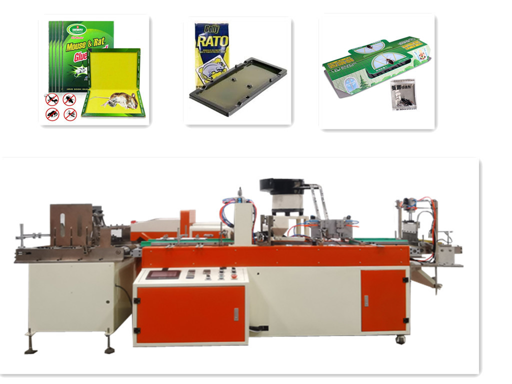 Mouse Sticky Paper Glue Machine / insect / rat Killer Paper Making Machine / pest Control Trap Forming Machine