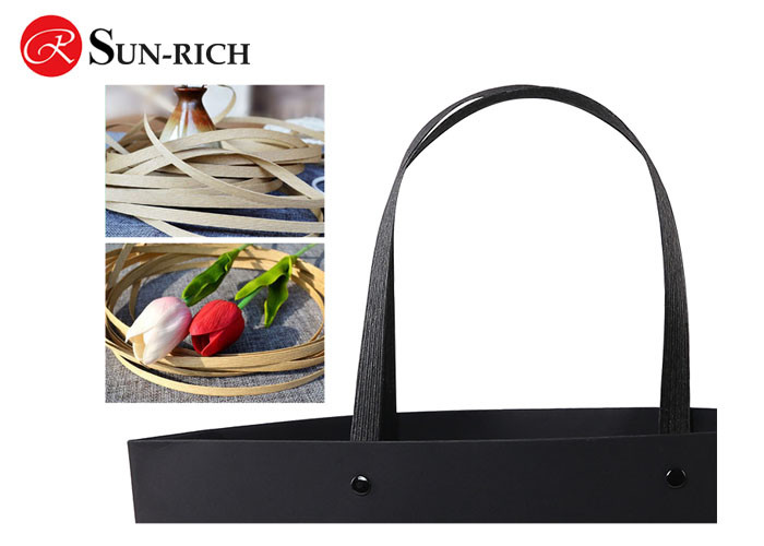 2017 Bestselling Boat Shape Black Paper Bags Wholesale
