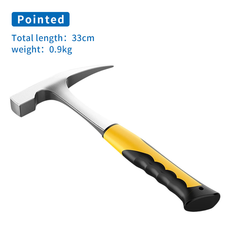 Professional Claw Hammer High Carbon Steel Geological Hammer Integrated Forging Multifunctional Hardware Tool for Carpenter