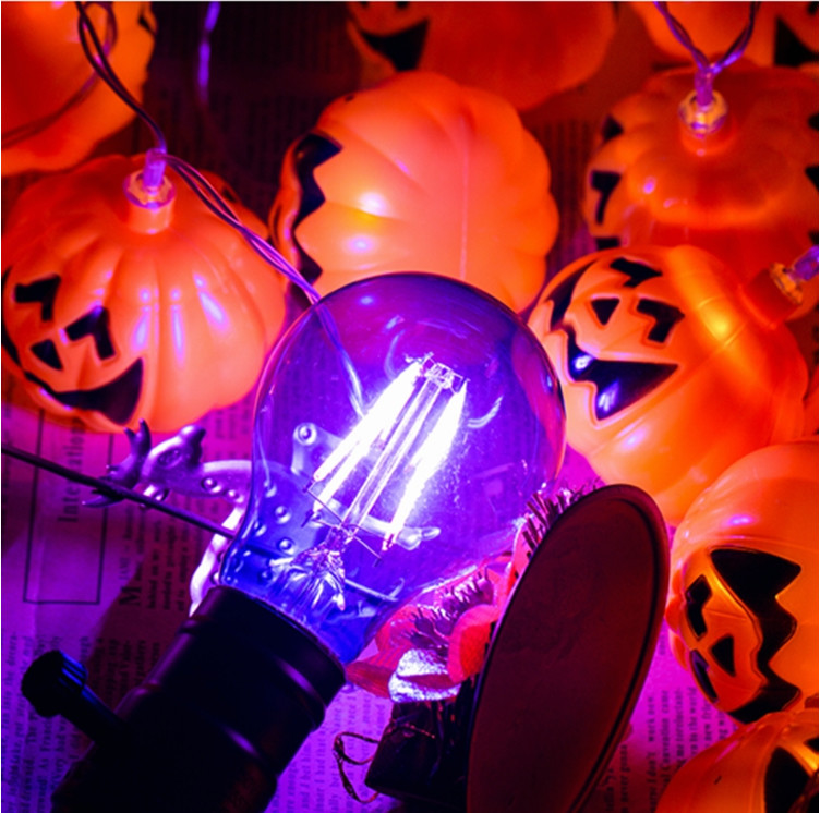 A19 A60 Colored Edison Bulbs 2700K 4 Watt Filament Light Bulb