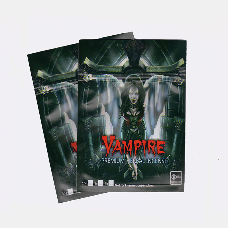 Custom Design Resealable Laminated Aluminum Foil Zipper Bag 3 Side Sealing Bag