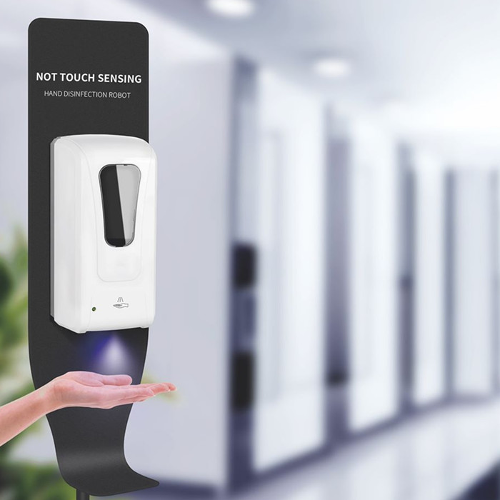 Kill Bacterial 1000ML Touch Free Hand Sanitizer Dispenser With Uv Light
