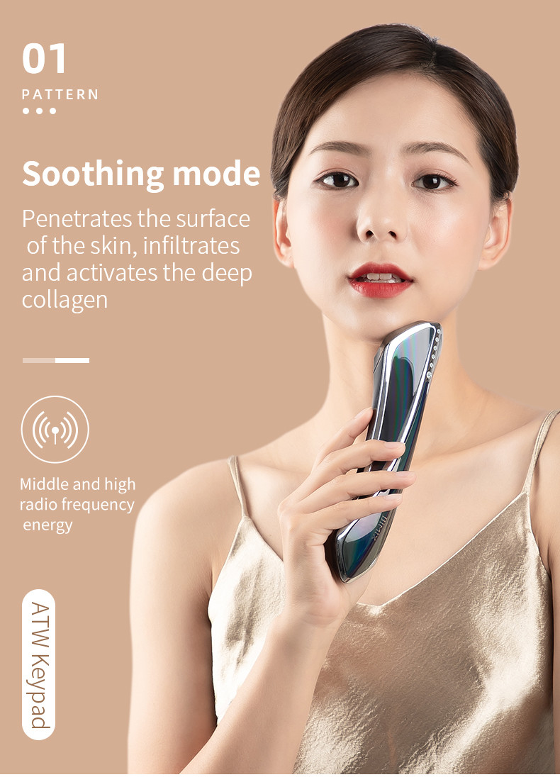Anti Aging 4 Gears 15minutes Handheld Led Facial Light