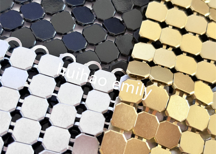 Aluminum Fashion Metallic Flake Fabric Drapery With Various Colors