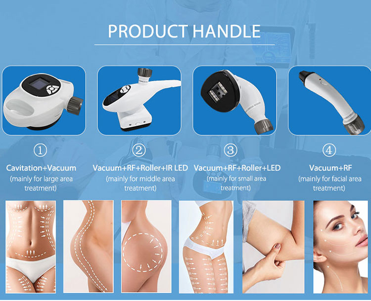 Skin Tightening Vacuum Roller Slimming Machine , RF Laser Body Contouring Machine