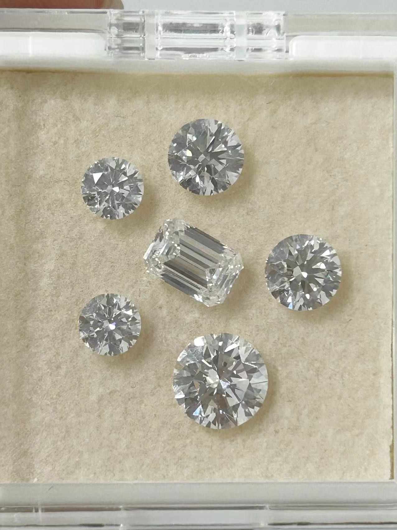 Man Made Lab Grown Diamond Loose Diamond Cultivated Diamonds Real Diamonds Jewelry