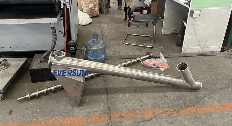 High Performance Vertical Auger Conveyor Screw Feeder For Ice Cream Powder