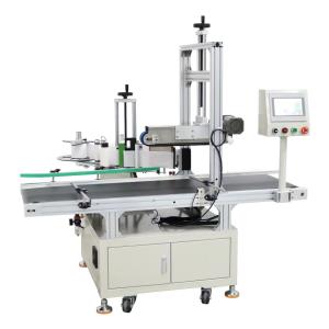 accuracy Plastic Adhesive Two Side Manual Pasting Automatic Flat Labeling
