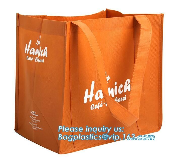 Eco friendly custom slogan laminated pp non woven bag with private logo, Home textile packaging non woven bag for bed sh