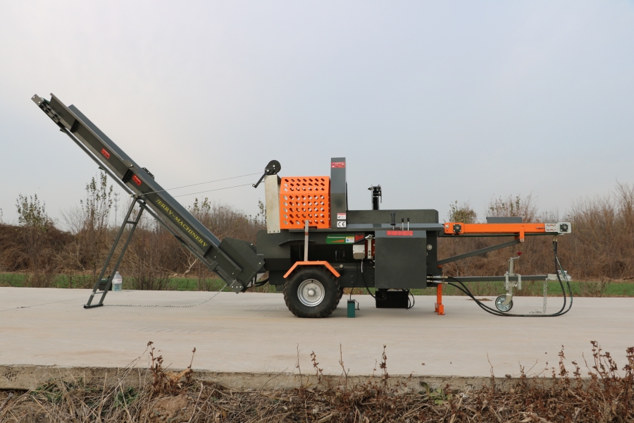 Firewood Processing Made Easy with this Gasoline Firewood Splitter