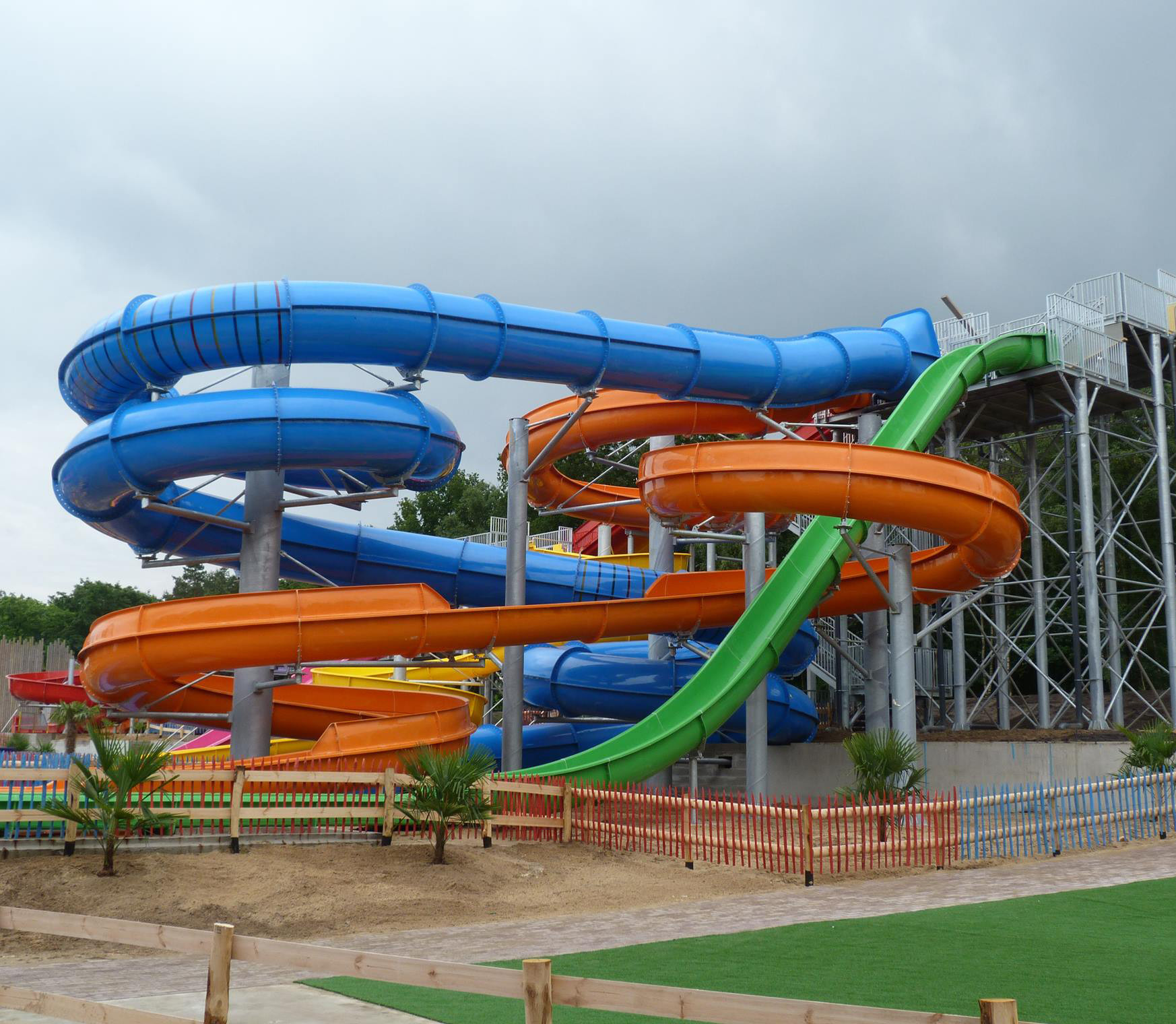 OEM Single Surf Wave Pool 304 Stainless Steel Mobile Surf Rider Machine