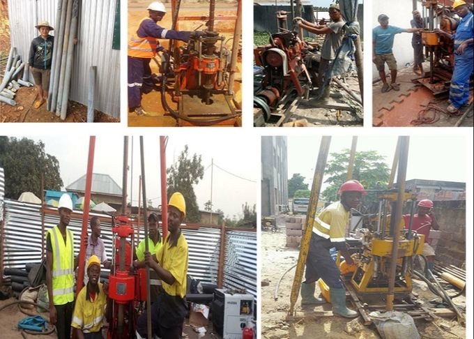 150mm Hole Diameter Hydraulic Core Drilling Machine 18 Horsepower For Sampling