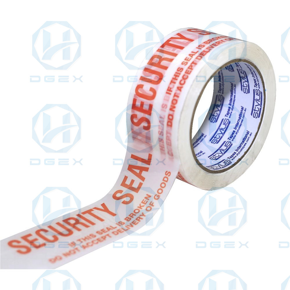 Security Void Tape / Printed Packing Tape Resistance Based Material
