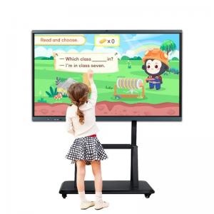  Portable LCD Interactive Flat Panel 86 Inch Smart Blackboard For Teaching Manufactures