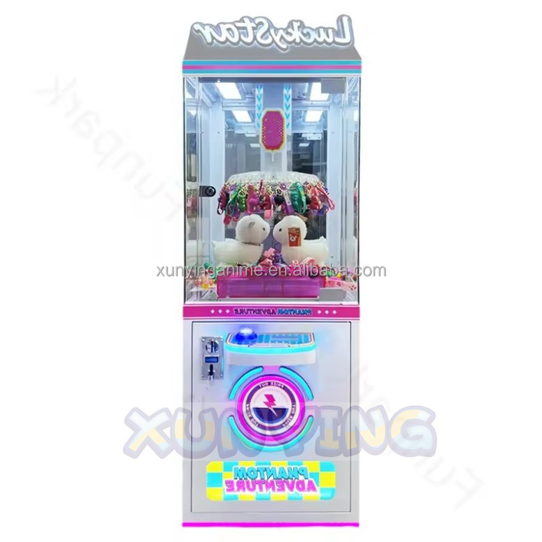Spins Clip Sticker Card Game Gashapon Prize Claw Machine OEM